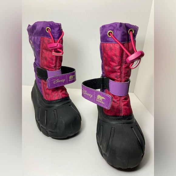 Sorel X Disney Flurry Frozen Anna Weather Resistant Boots Toddler Girl Size 12 - Picture 11 of 13